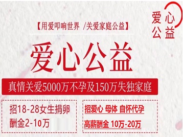 龙江捐卵助孕生子 爱心志愿者招募